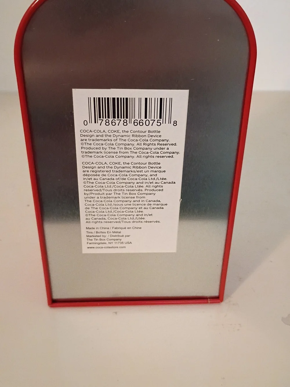 Coca Cola Red Mini Fridge Style Coin Bank - Red